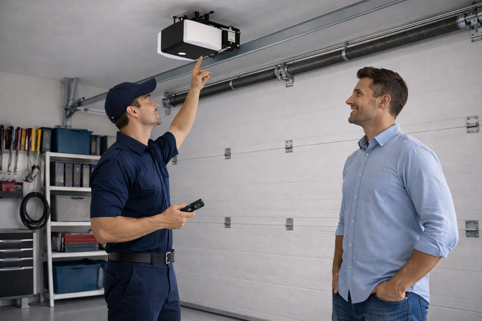 garage door system inspection