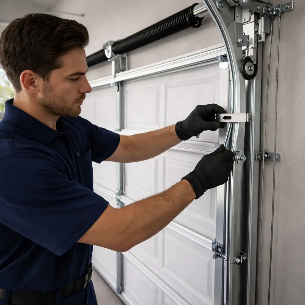 Garage Door Track Repair Cedar Hill TX