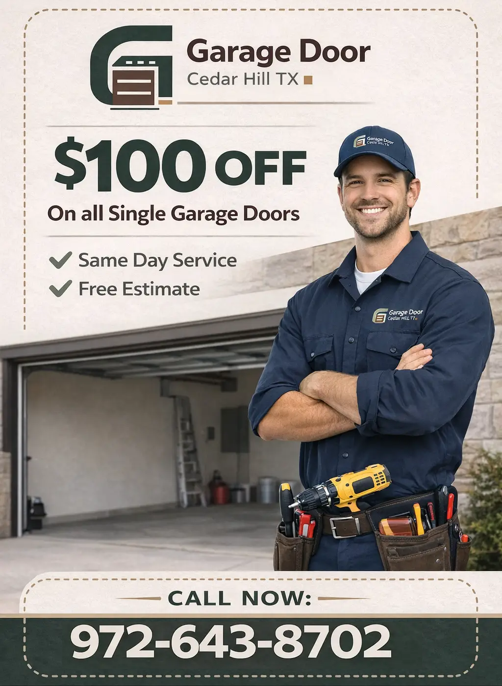 Garage Door Special Offer Cedar Hill TX