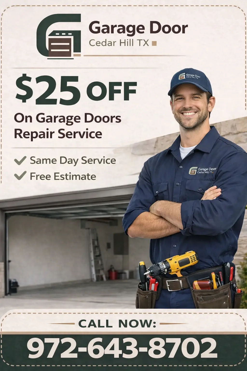 Garage Door Special Offer Cedar Hill TX